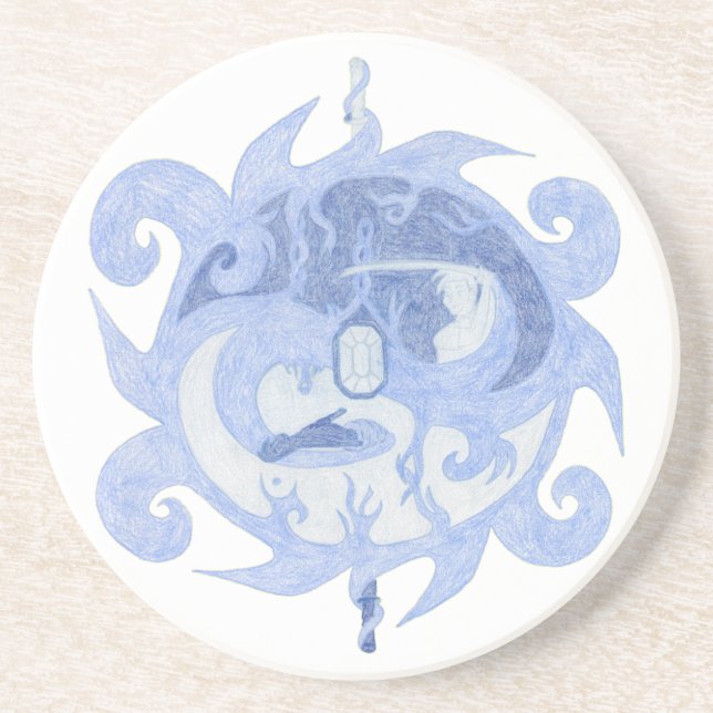 “Path of a Hero” Emblem Coaster (Front)