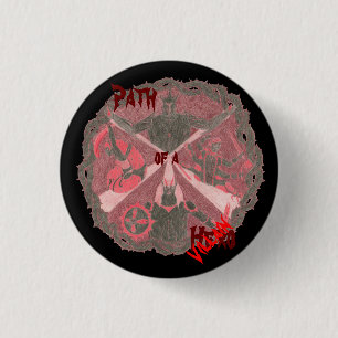 “Path of a Hero” Villains Emblem (with title) 3 Cm Round Badge