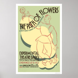 Path Of Flowers Comedy 1937 WPA Poster