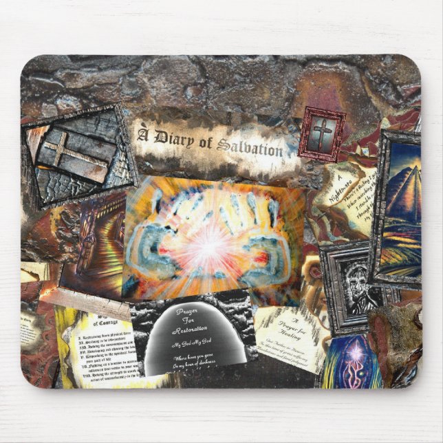 Path of Life Collage Mouse Mat (Front)