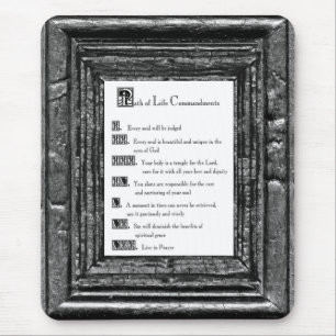 Path of Life Commandments Mouse Mat