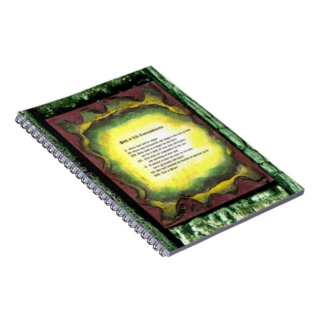 Path of Life Commandments Notebook (Right Side)