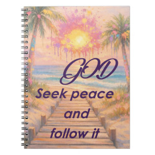 Path of Peace: Grace at Sunset Notebook