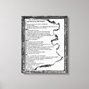 Path of The Old Woman Canvas Print