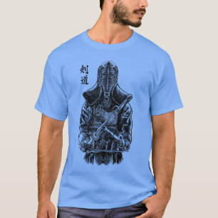 Path of the Sword: Mastering Kendo's Grace T-Shirt