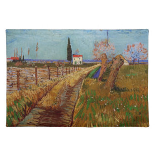 Path Through a Field, Willows by Vincent van Gogh Placemat