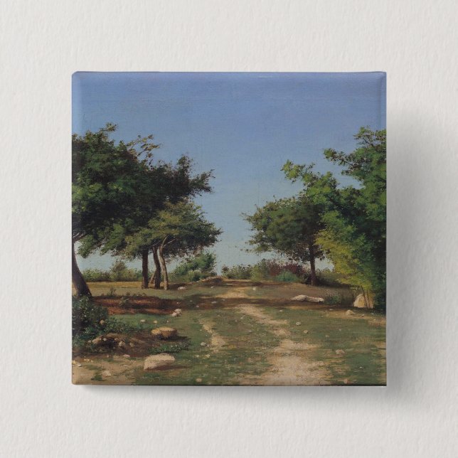 Path through the Apples Trees 15 Cm Square Badge (Front)