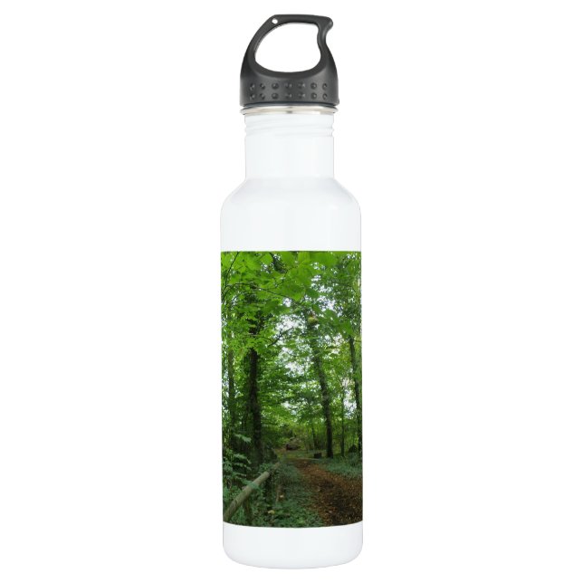 Path through the Green Forest 710 Ml Water Bottle (Front)