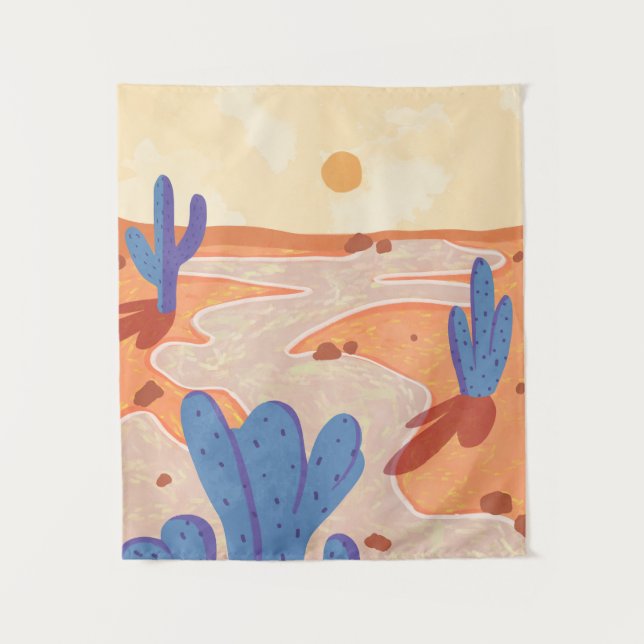 Path Through the Painted Desert Tapestry (Front)