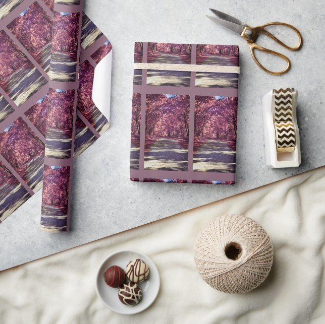 Path Through The Woods Wrapping Paper (Crafts)