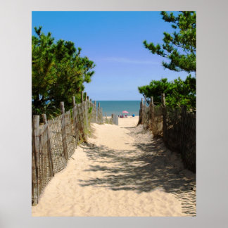 Path to Beach Poster