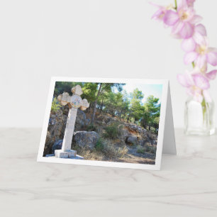 Path to Ermita de Santa Bárbara, Lliria, Spain Card