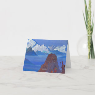 Path to Kailas by Nicholas Roerich Thank You Card