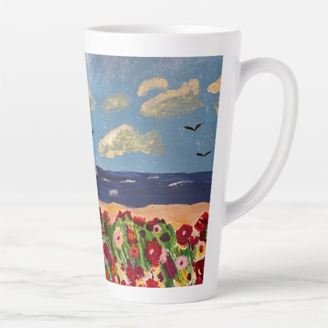 Path to my favourite place latte mug (Right)