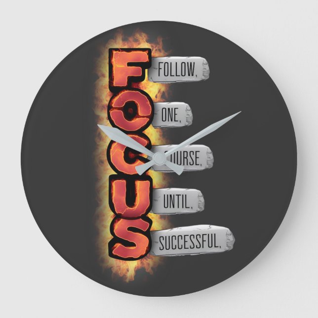 Path to Success Large Clock (Front)