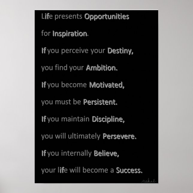 Path To Success Poster (Front)