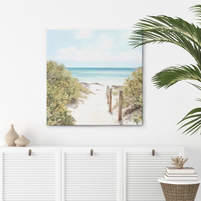 Path to the Beach Canvas Print (Creator Uploaded)