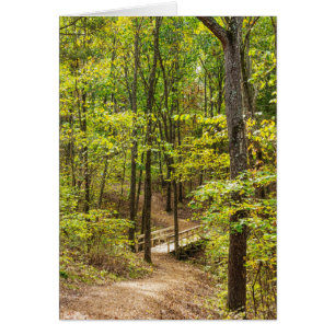 Path To The Bridge Greeting Card