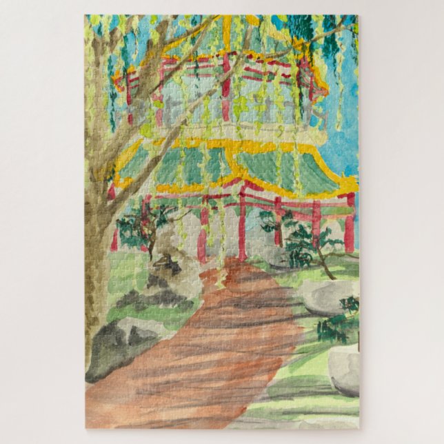Path to the Pagoda Jigsaw Puzzle (Vertical)