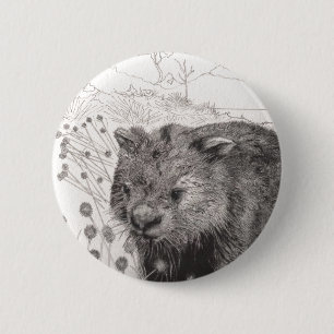 Path to Wombat Pool 6 Cm Round Badge