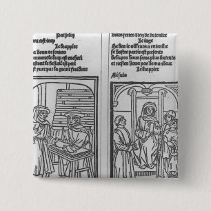 Pathelin and the Draper and Pathelin 15 Cm Square Badge