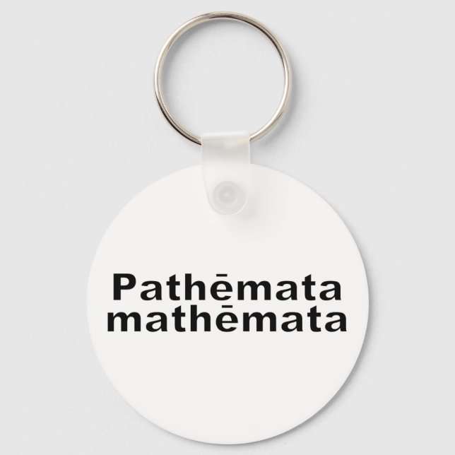 Pathemata mathemata Leiden sind Lehren Herodot Key Ring (Front)