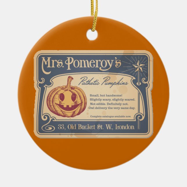 Pathetic Pumpkins Ornament (Front)