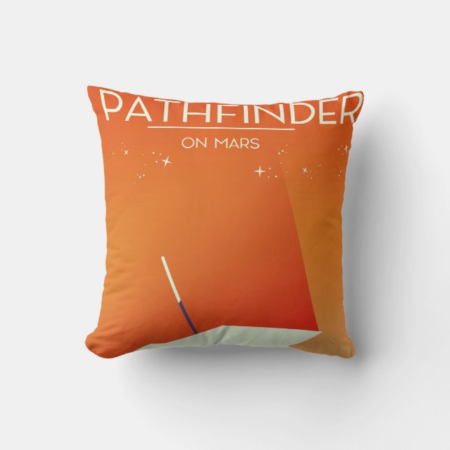 Pathfinder at Mars Space Art Cushion (Front)