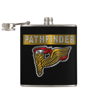 Pathfinder Badge- “Pathfinder” Flask