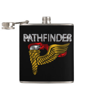 Pathfinder Badge- “Pathfinder” Flask