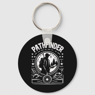 Pathfinder Explorer Adventure Outdoor Hiking Campi Key Ring