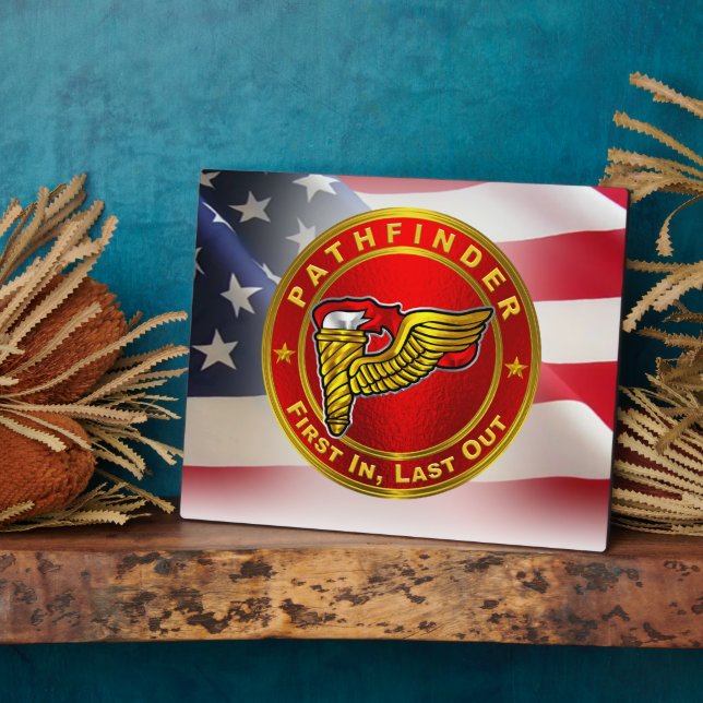 Pathfinder “First In, Last Out” Plaque (Side)