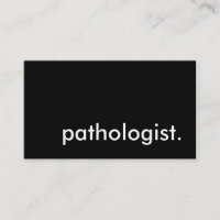 pathologist.