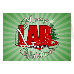 PATHOLOGIST CHRISTMAS LABORATORY