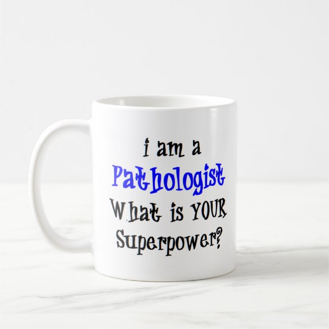 pathologist coffee mug (Left)