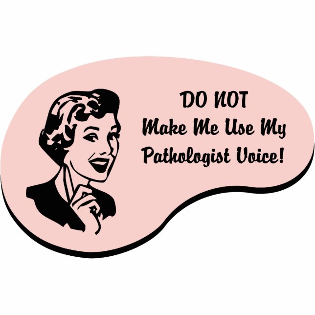 Pathologist Voice Photo Sculpture Decoration (Front)