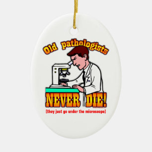 Pathologists Ceramic Tree Decoration