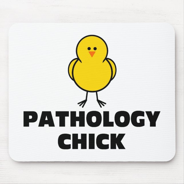 Pathology Chick Mouse Mat (Front)
