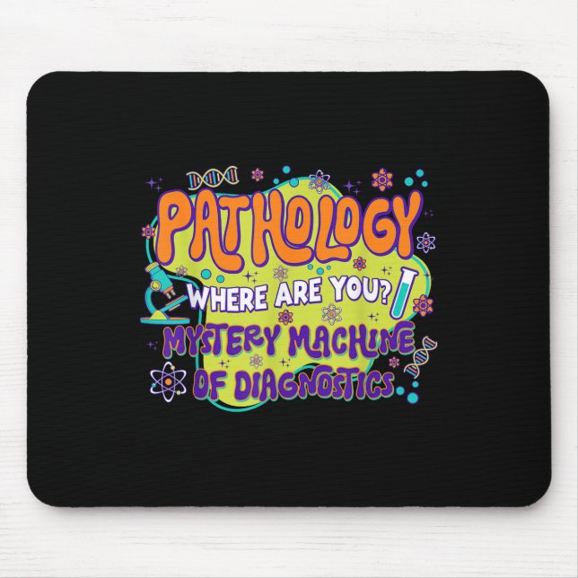 Pathology Lab Week 2025 Mystery Machine Of Diagnos Mouse Mat (Front)