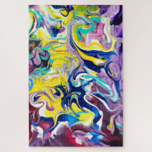 Paths of Grandeur - swirls, solids and pastels