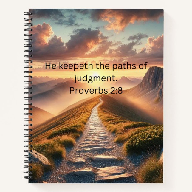 Paths of Judgment Notebook (Front)