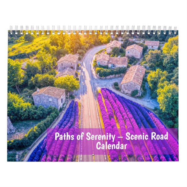Paths of Serenity – 2027 Scenic Road Calendar (Cover)