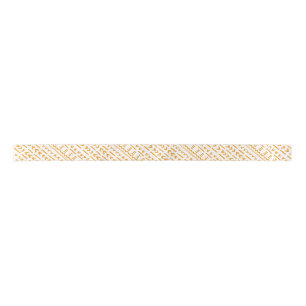 Paths Of Sun Mudcloth African Pattern In White Satin Ribbon