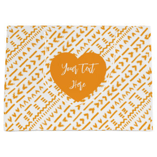 Paths Of Sun Mudcloth African Pattern Large Gift Bag
