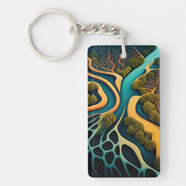Paths of the Dreamland Key Ring (Front)