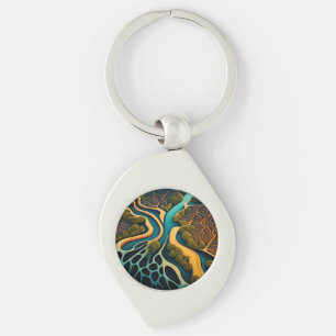 Paths of the Dreamland Key Ring