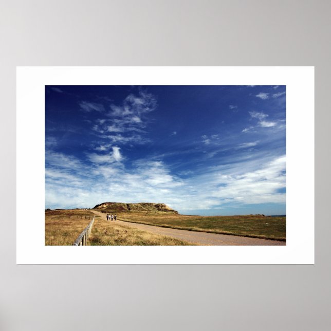 Pathway to Hengistbury Head Poster (Front)