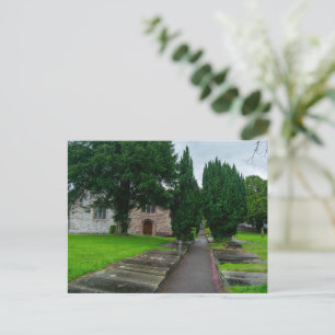 Pathway to History: St. Asaph Parish Church, Wales Postcard