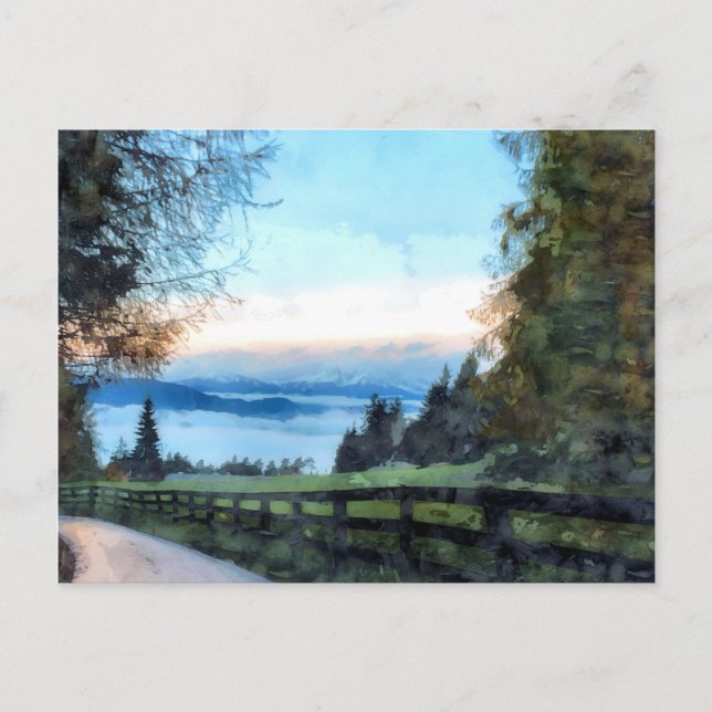 Pathway To Nature/Peaceful Scenery    Postcard (Front)