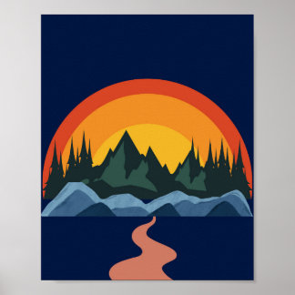 Pathway to the Horizon Picture Ledge Poster